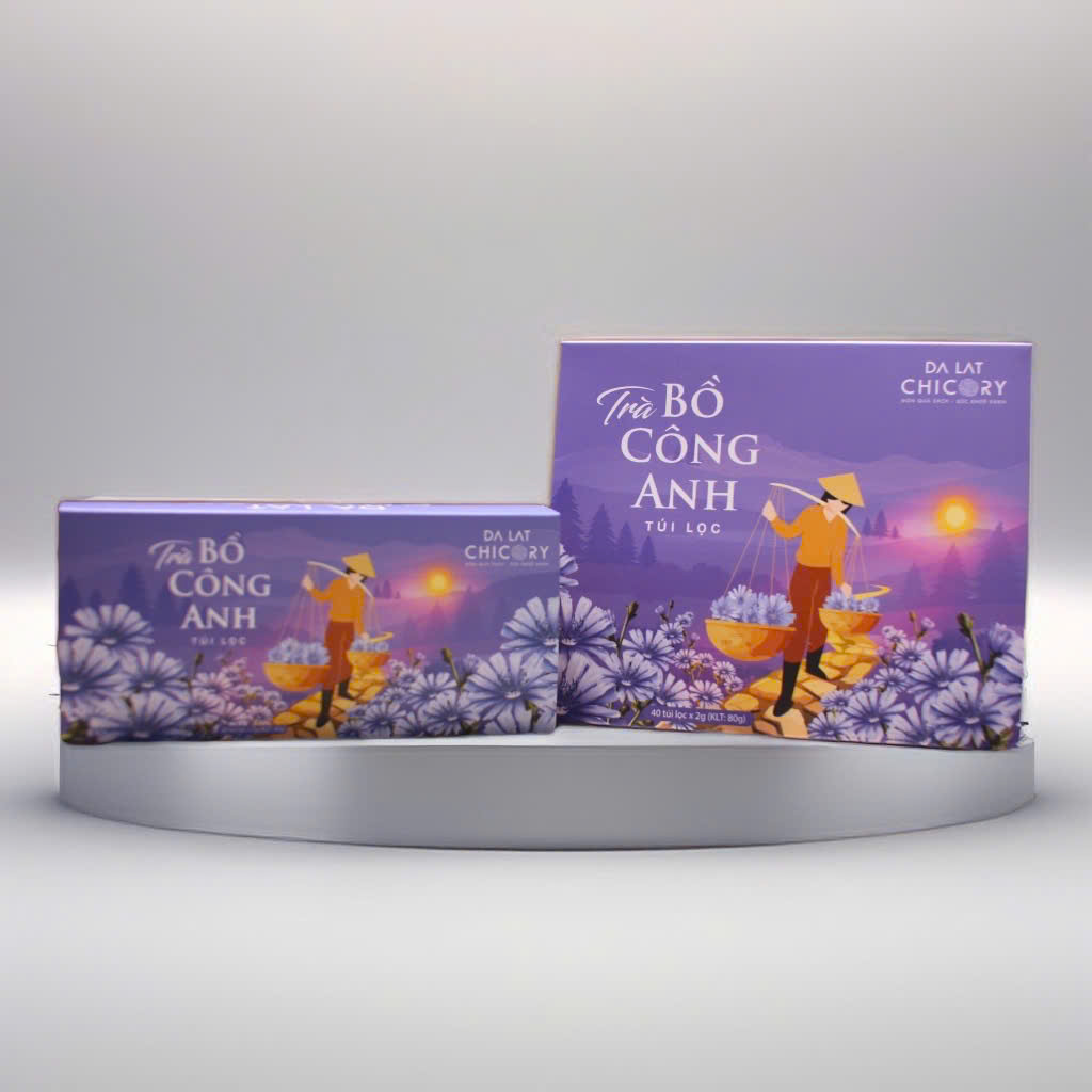 Trà Bồ Công Anh Chicory Dalat (40 túi lọc x2g)